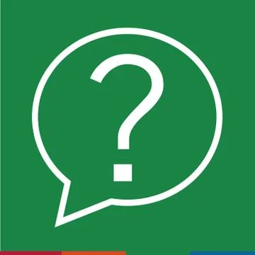 Thin Line Question Mark Icon Illustration design Stock Illustration