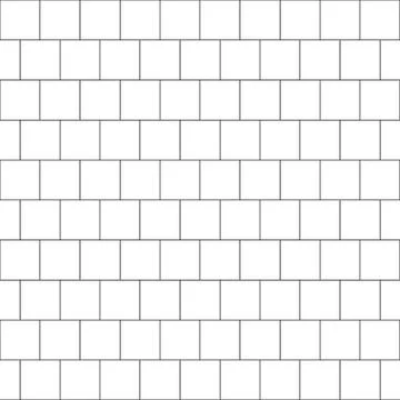 Thin line seamless pattern brick tile 스톡 일러스트
