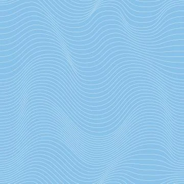 Thin line waves, elegant optical design, vector Stock Illustration