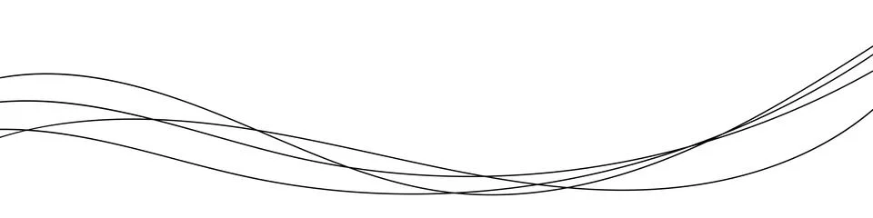 Thin line wavy abstract vector background. Curve wave seamless pattern 스톡 일러스트