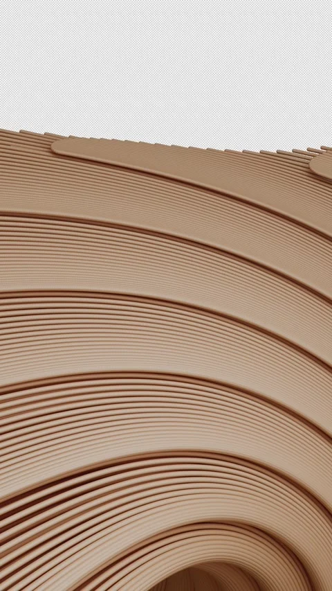 Thin lines flow and form an abstract ornament. Alpha channel included. Stock Footage 313289092