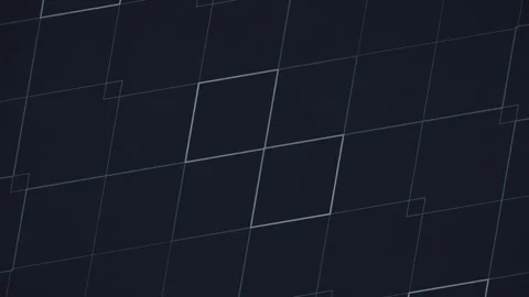Thin lines of light form a pattern of diamonds. 3d rendering loop animation 4K 스톡 동영상 307387962