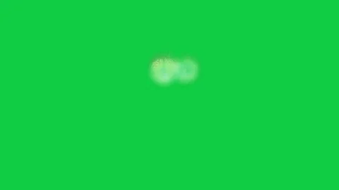 Thin lines sparking center three orbs growing merging tri-lobed glow falling Vídeos de archivo 346156773