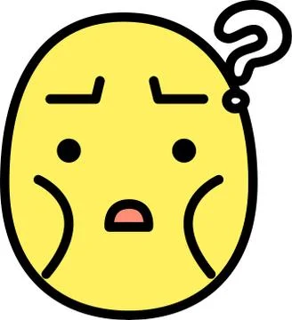 Thin man emoticon icon Stock Illustration