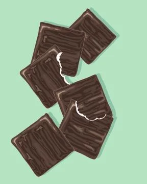 Thin mints Stock Illustration