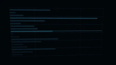 Thin Order Book Leaves Wide Gaps Between Resting Orders Stock-Footage 344513290
