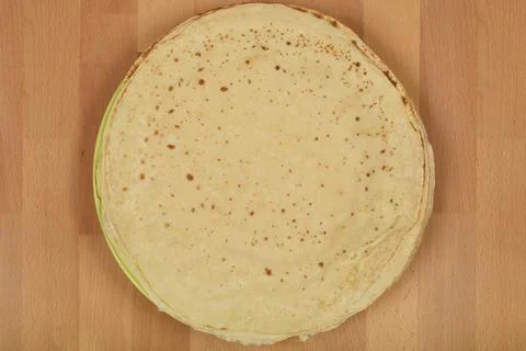 Thin pancakes Stock Photos