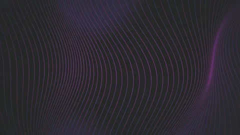 Thin parallel vertical lines curve and wave in a seamless loop Stock Footage 341666157
