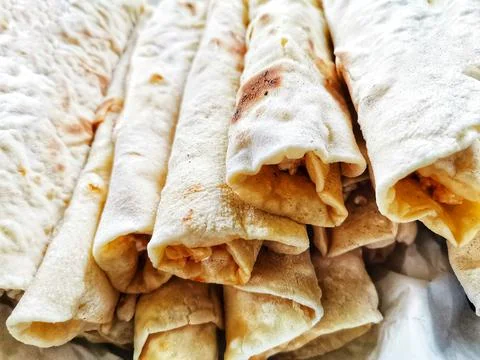 Thin phyllo bread. Stock Photos