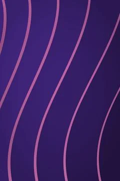 Thin pink curved lines run vertically across a deep purple field, creating .. Stock Illustration