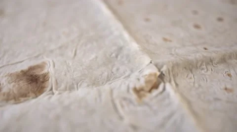 Thin pita bread dolly shot 스톡 동영상 64544581