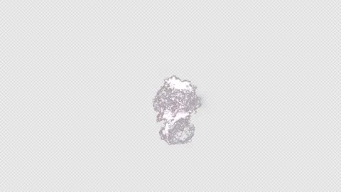 Thin Purple Particle Plume With Alpha Channel Stock Footage 339302319