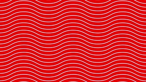 Thin Red White Line Wave Pattern Background Stock Footage 290819146