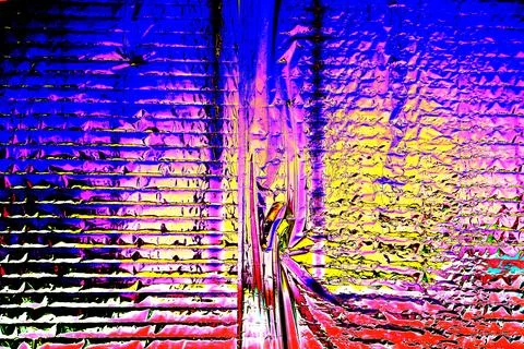 Thin sheet of silver leaf background with shiny crumpled uneven surface. Chan Stock Illustration