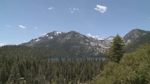 Thin Sierra Snow Pack Illustrates the California Drought Stock Footage 54715408