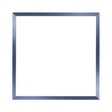 Thin silver metal frame Stock Photos