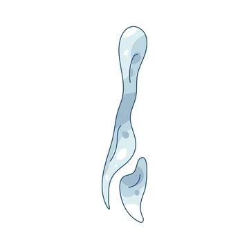 Thin smoke Stock Illustration