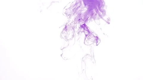 Thin splashes of purple color Video stock 166033417