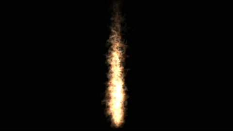 A thin stream of fire. Video stock 106851505