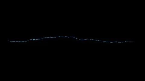 Thin Thread Lightning Subtle Electrical Tendril Atmospheric Layer Against Black 動画素材 339081281