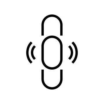 Thin transparent scroll line icon vector illustration Stock Illustration