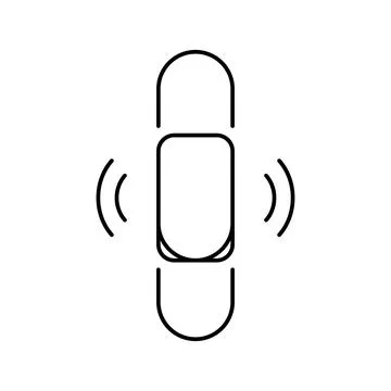 Thin transparent scroll line icon vector illustration Stock Illustration