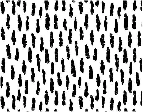 Thin vertical brush strokes vector seamless cross stitch pattern. Black orn.. Stock Illustration