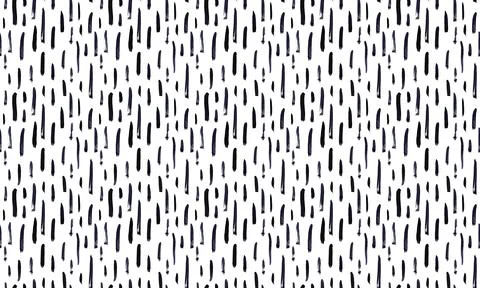 Thin vertical lines pattern on white background. Hand drawn small black dash Stock Illustration