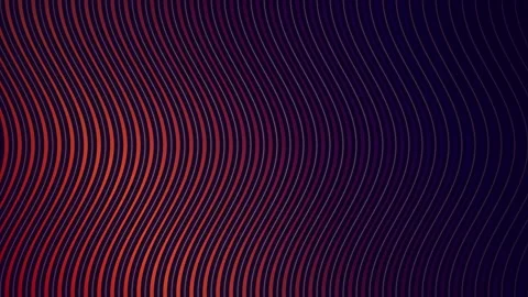 Thin vertical wavy lines flow in a seamless loop Stock Footage 341402191