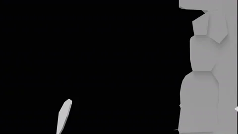 Thin wall explosion 3D animation with smooth texture Stock Footage 150180460