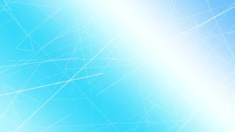 Thin web-like lines and outlined triangles drift across a neon blue and pur.. Stock Illustration