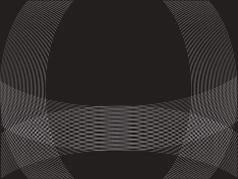 Thin white lines form symmetrical patterns Stock Illustration