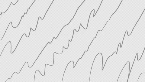 Thin white lines of interference on a black screen. Stock Footage 247093324