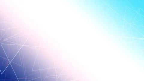 Thin white polygon lines over a pink-to-blue gradient form a luminous abstr.. Stock Illustration