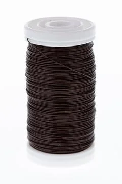Thin wire coil can be used in daily work Stock Photos