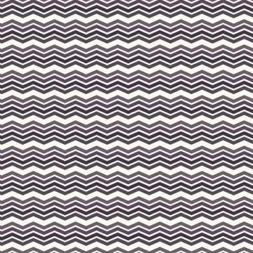 Thin Zig Zag Chevron Stripe Monochrome Black and White Texture. Regular Tone on Illustrazione stock