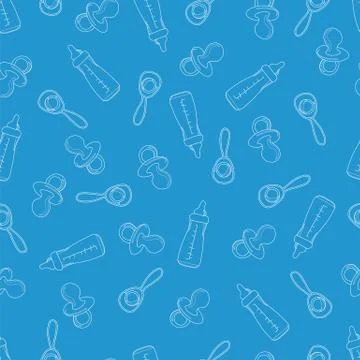 Things for babies Stock Illustration