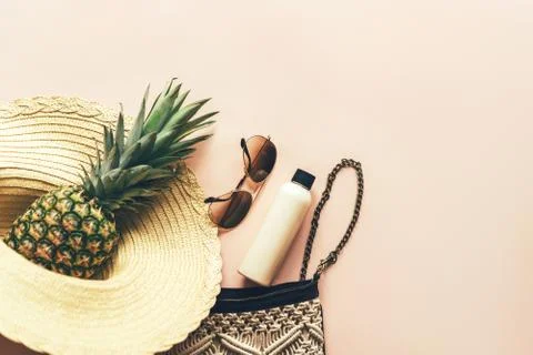 Things for a beach holiday Stock-Fotos