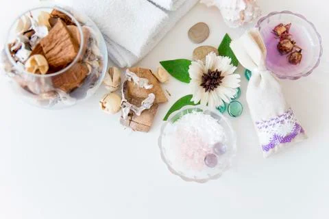 Things for spa Stock Photos