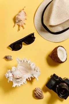 Things of tourists Stock Photos