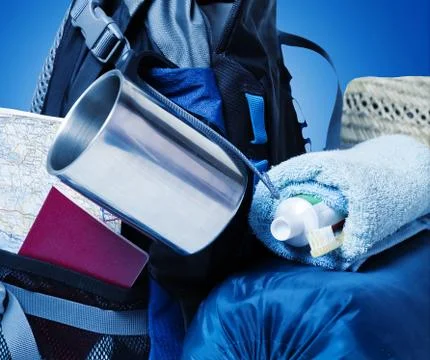 Things for trip Stock Photos