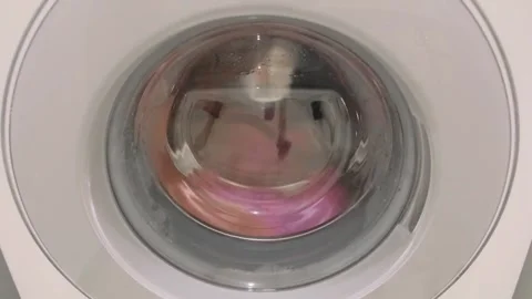 Things washed in drum 스톡 동영상 304740898