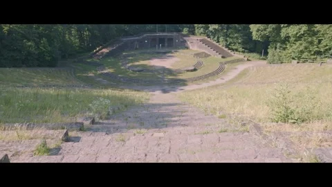 Thingstätte Amphitheater in Heidelberg, Germany Stock Footage 313582634