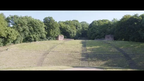 Thingstätte Amphitheater in Heidelberg, Germany Stock Footage 313582649