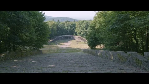 Thingstätte Amphitheater in Heidelberg, Germany Stock Footage 313582665
