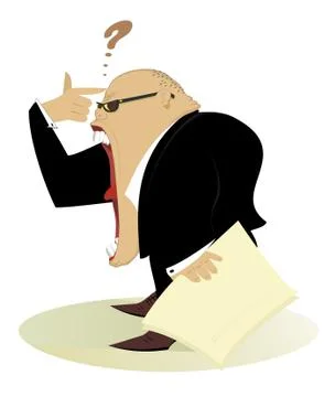 Think about it Stock Illustration