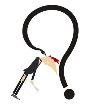 Think about it Stock Illustration