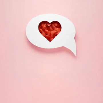 Think about love. Stock Photos