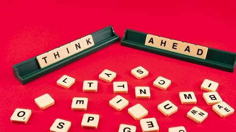 Think Ahead Concept Foto stock