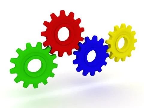 Think and look at the other. Stock Illustration